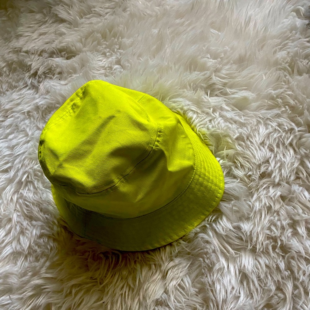 Ladies Neon Yellow Bucket Hat